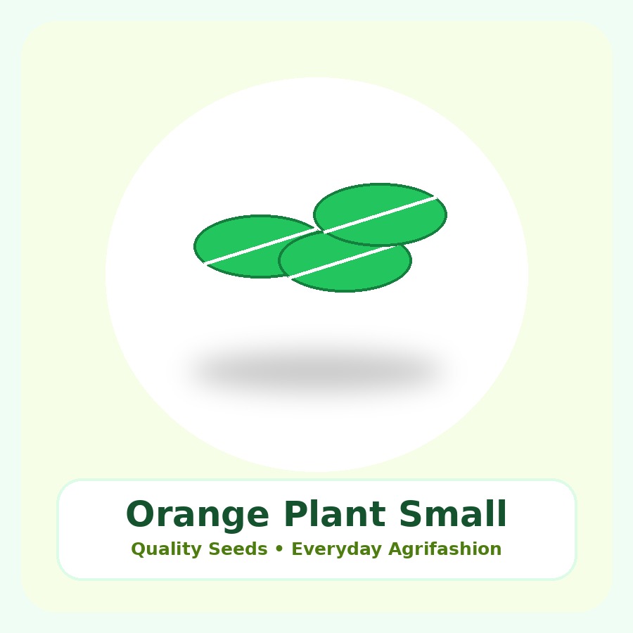 Orange Plant Small Nursery Bag